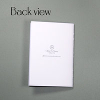 Moth notepad back with artist's details