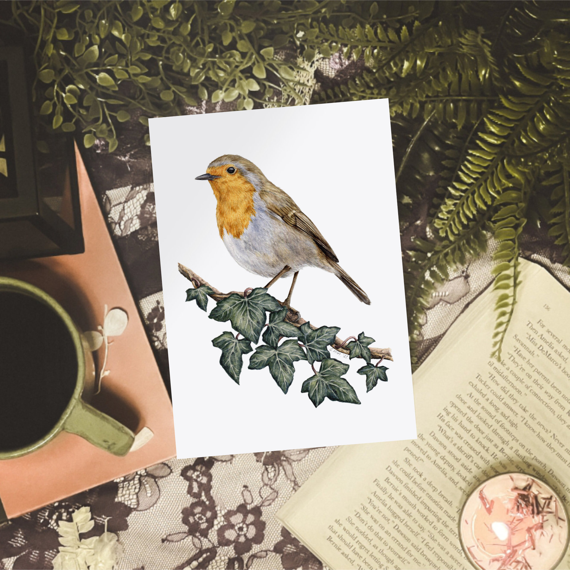 Wildlife and Nature Art Prints - Badger, Fox, Butterfly or Robin