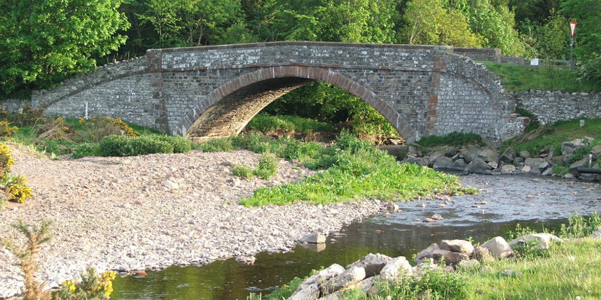 Bridge in the scottish borders